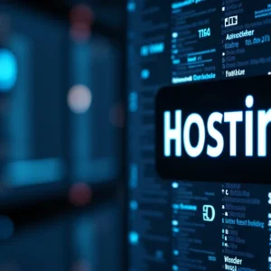 The image shows a clean dashboard interface, summarizing key web hosting review features for simplified comparison.