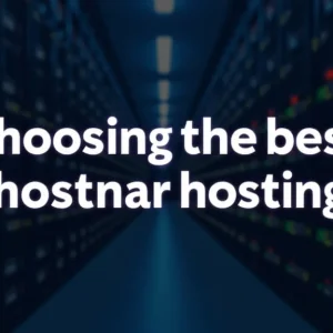 The image shows a server rack, representing choosing the best dedicated hosting for 2024.